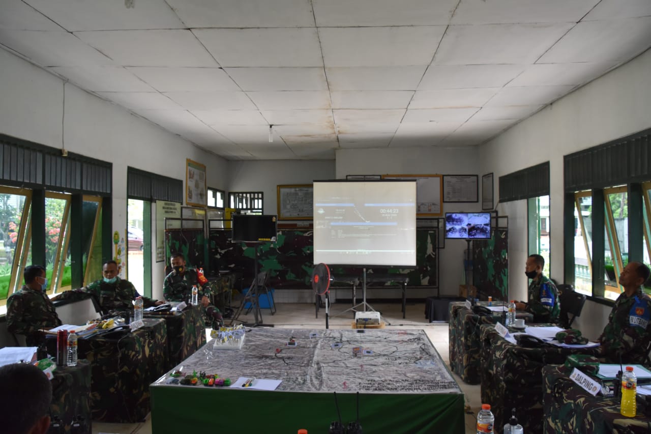 Secara Resmi Latihan Posko I Batalyon Tim Pertempuran Yonif 410/Alugoro Tutup